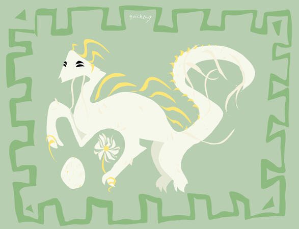 Fullbody, lineless, flat color (personal piece for D&D)